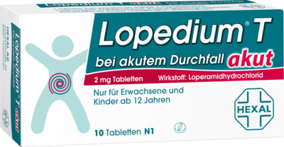 LOPEDIUM T akut bei akutem Durchfall Tabletten