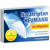 NARATRIPTAN Heumann bei Migräne 2,5 mg Filmtabl.