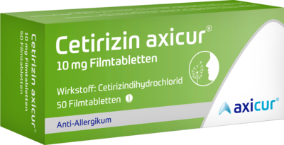 CETIRIZIN axicur 10 mg Filmtabletten